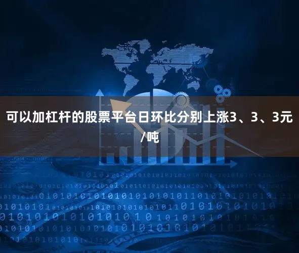 可以加杠杆的股票平台日环比分别上涨3、3、3元/吨