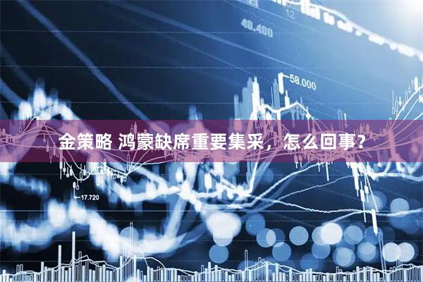 金策略 鸿蒙缺席重要集采，怎么回事？