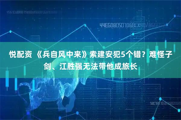 悦配资 《兵自风中来》索建安犯5个错？难怪子剑、江胜强无法带他成旅长